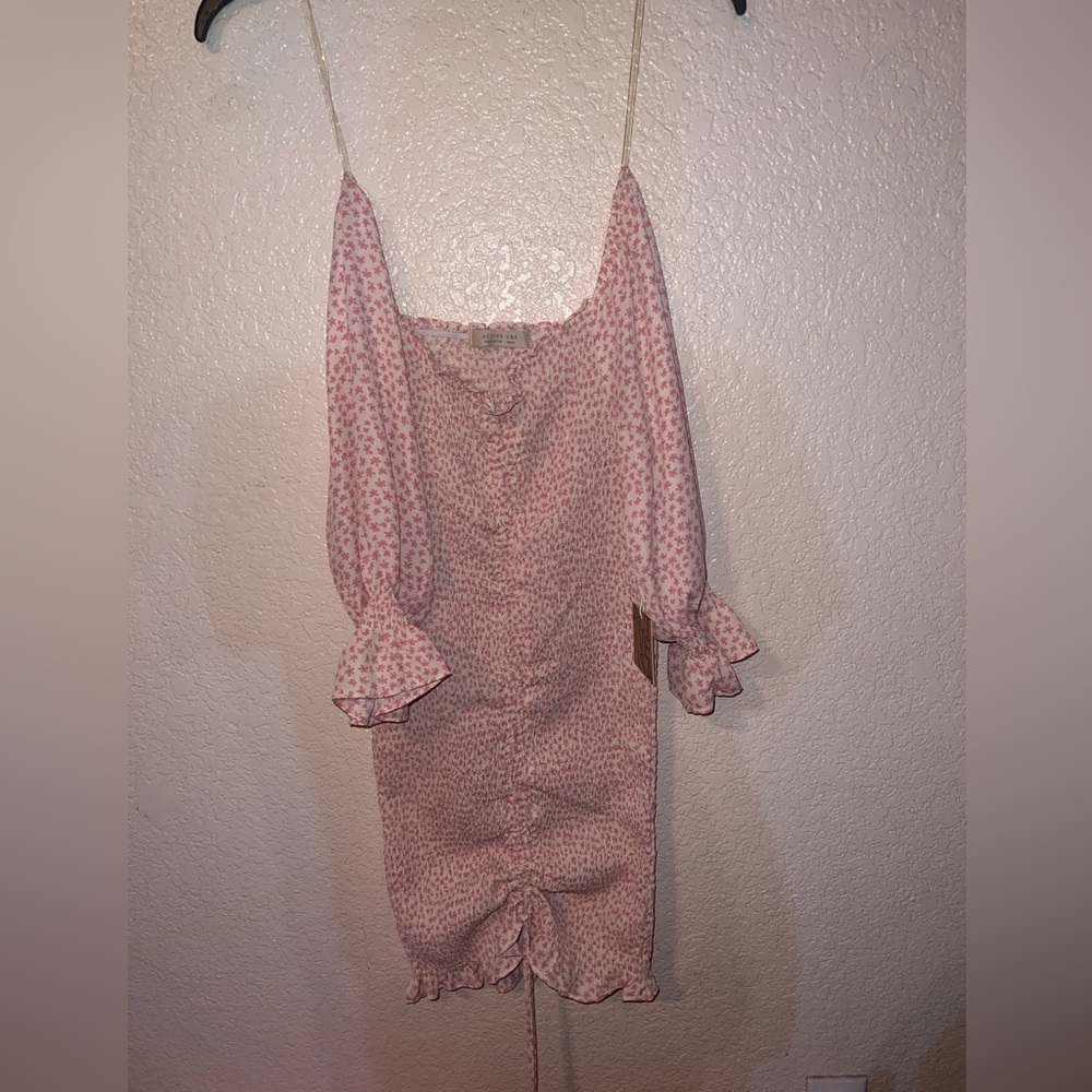 NWT Active USA Pink Floral Mini Dress
